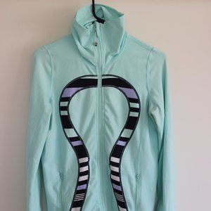 Lululemon In Stride Jacket, Size 6, Mint Green
